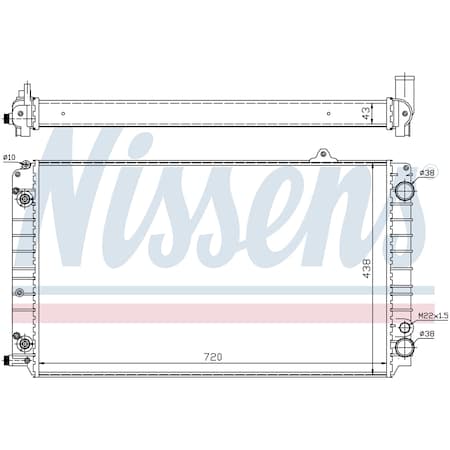 Nissen Nissens Radiator, 60239 60239